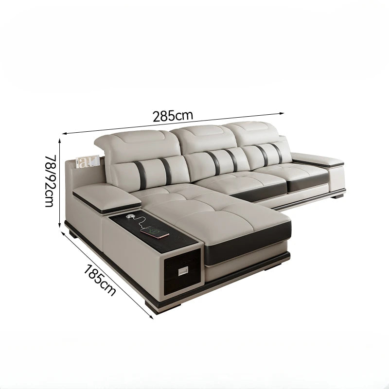 Nordic Modern Recliner Sofa Chair with Storage