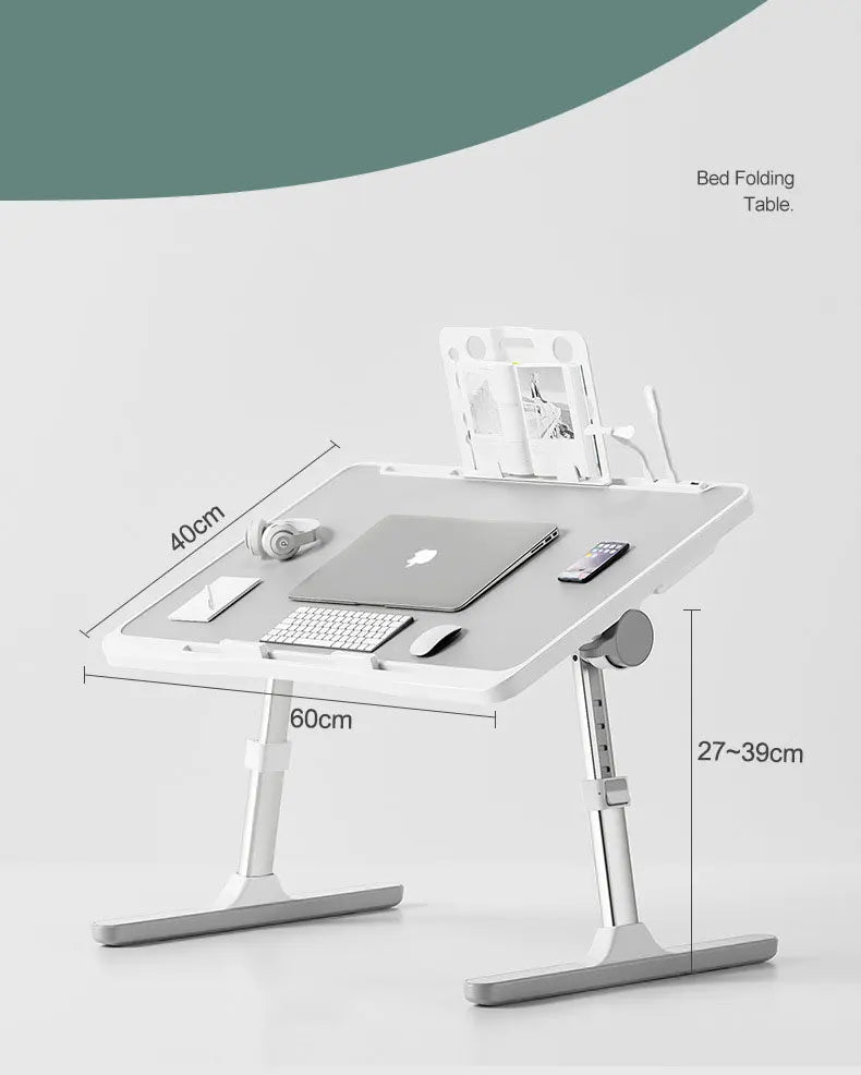 Adjustable Laptop Desk: Versatile Bedside Workstation