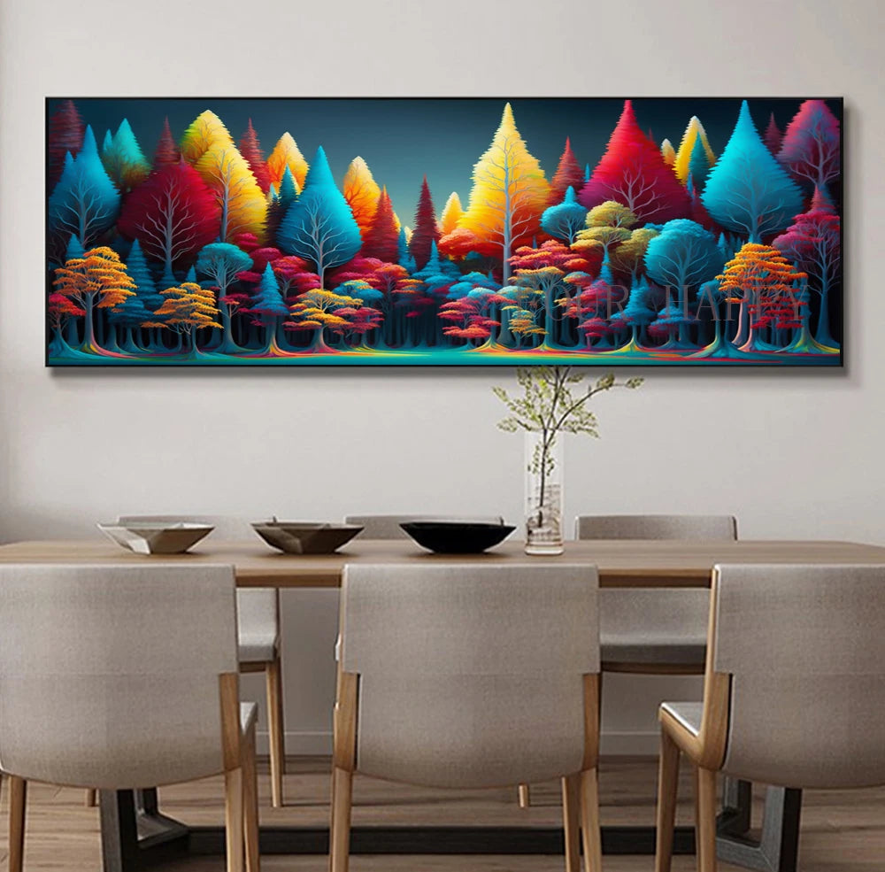 Colorful Trees Landscape Diamond Painting Kit