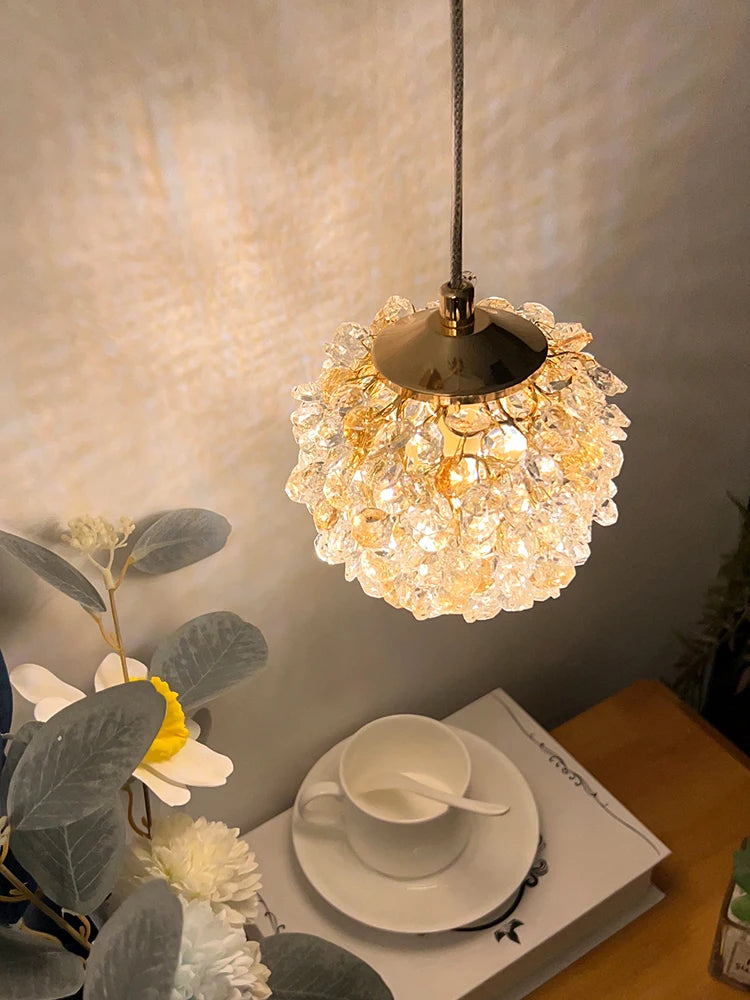 Modern Crystal Pendant Light - Corridor Lamp