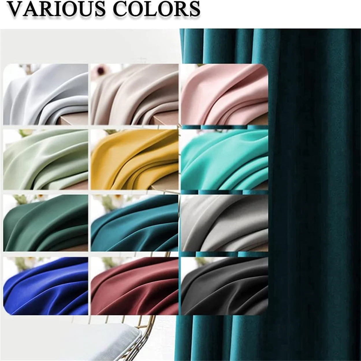 1PC blackout Curtains Light Blocking Drapes