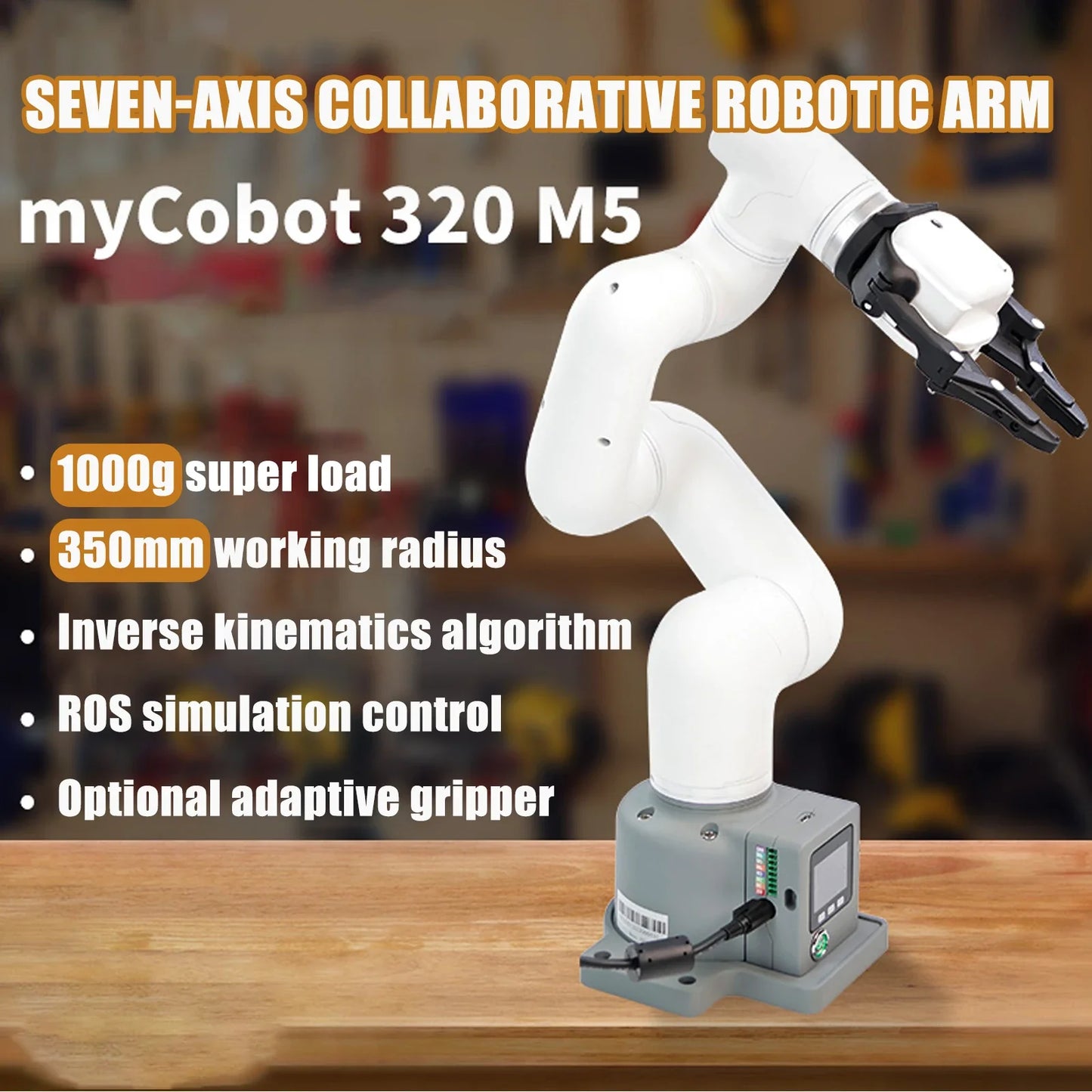 GenC 1KG Payload myCobot 320 M5 Programmable Robotic Arm