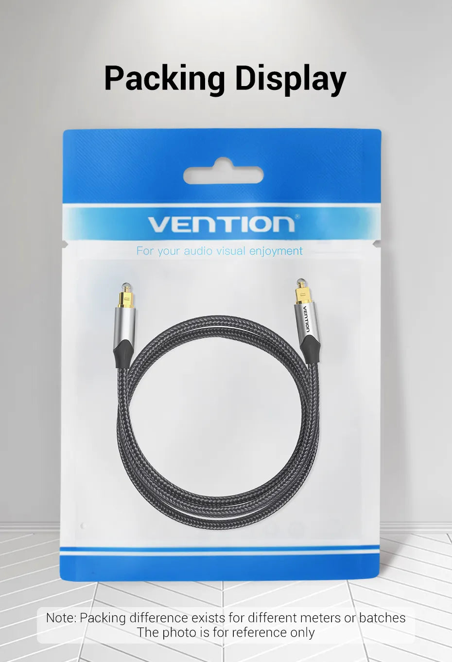 Vention Digital Optical Audio Cable - Toslink SPDIF Coaxial Cable