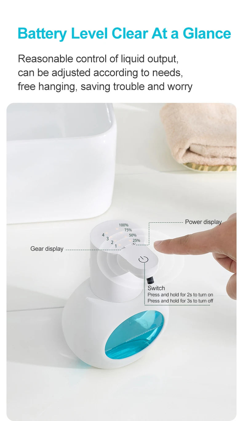 Automatic Hand Sanitizer Machine Intelligent Induction Detergent Electric Soap Dispenser Household Liquid Gel Machine Bathroom