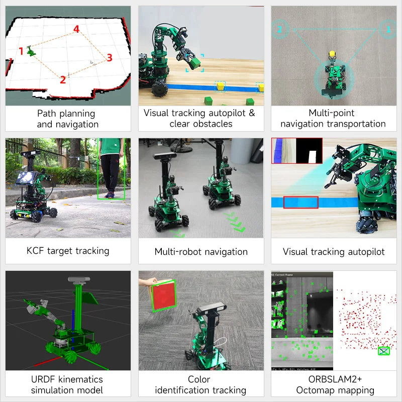 ROS AI Robot with 6-DOF Moveit Robotic Arm