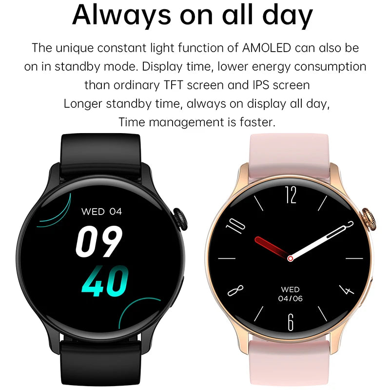 For Xiaomi New 1.43 Inch Full Screen Sports Models Smart Watch For Men Women