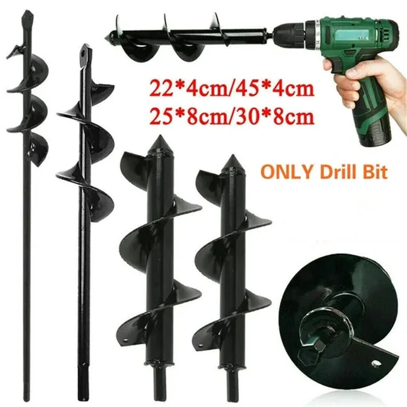 Spiral Drill Bit - Garden Planting Tool