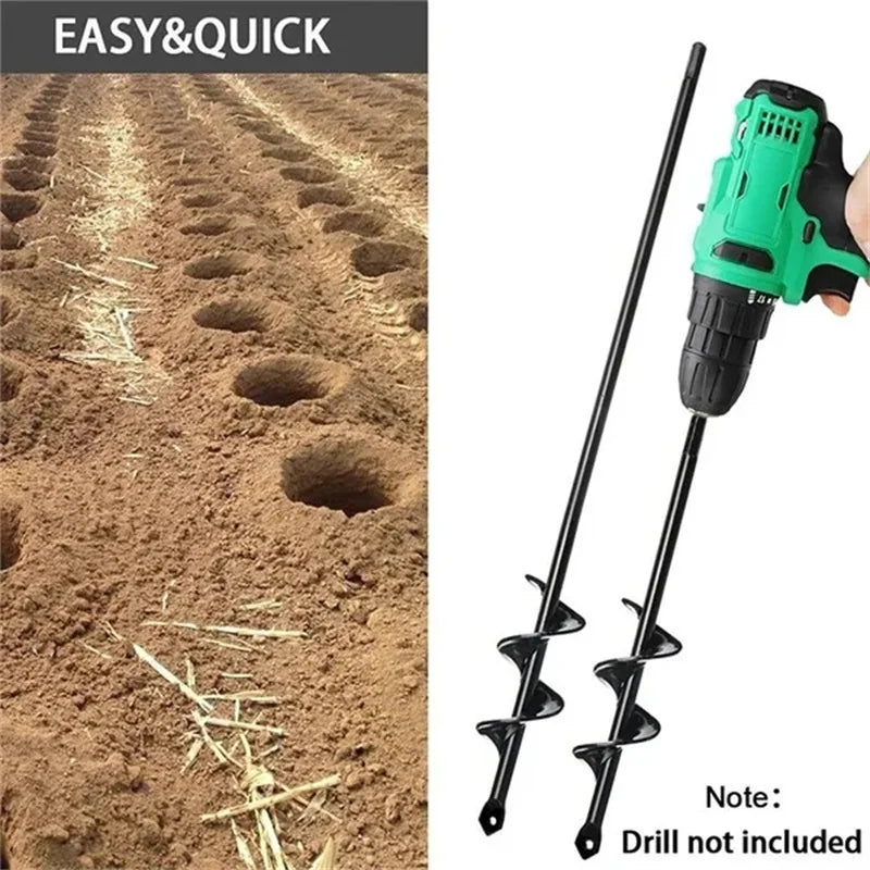 Spiral Drill Bit - Garden Planting Tool