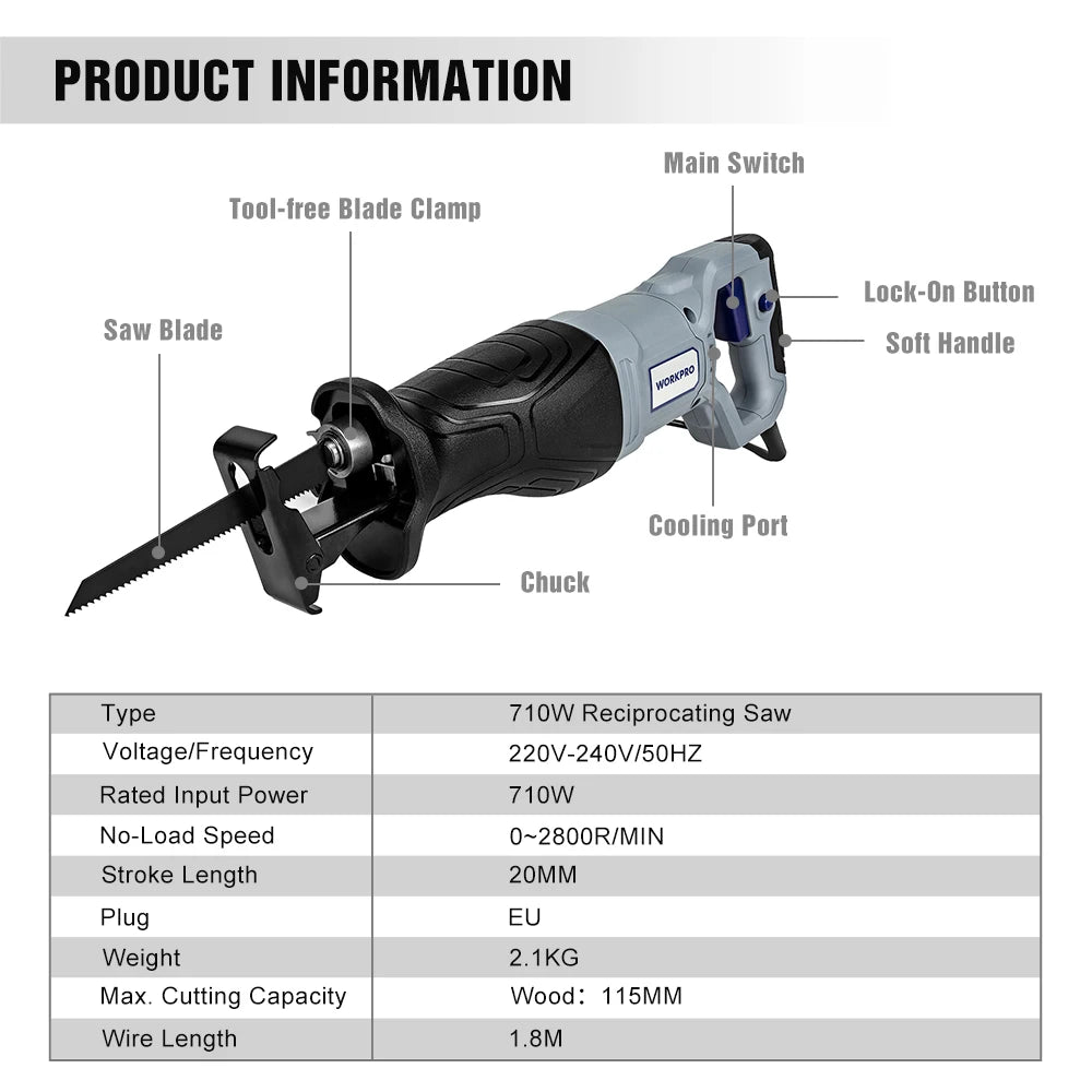 Portable Power Wood & Metal Cutting Tool