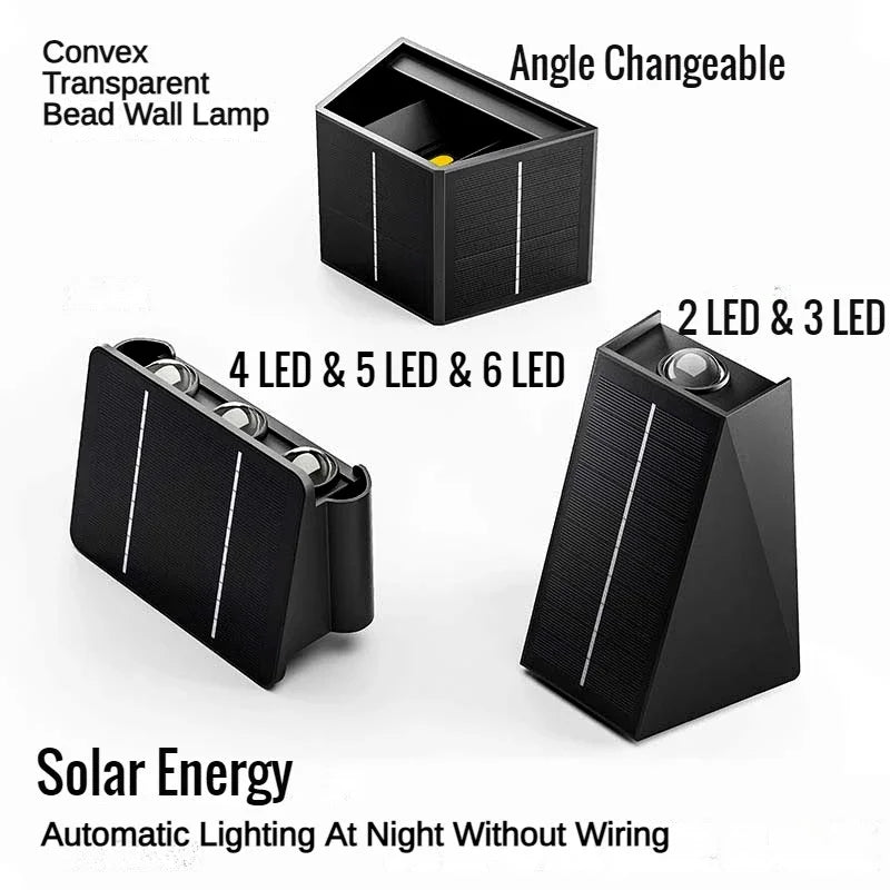 Solar Wall Washer Outdoor Facade Lamp