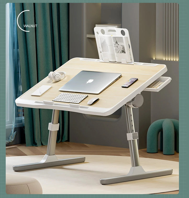 Adjustable Laptop Desk: Versatile Bedside Workstation