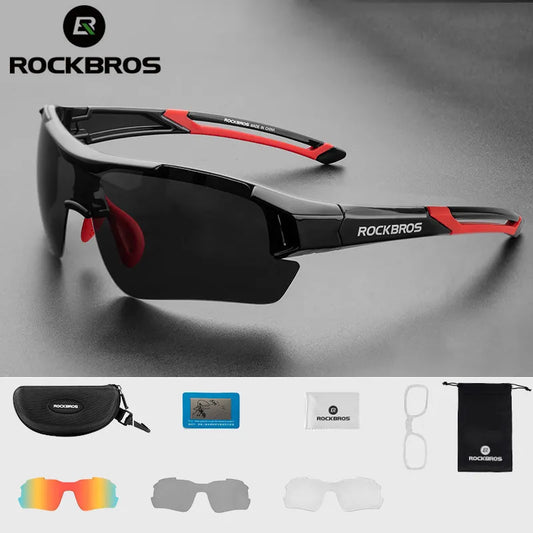 ROCKBROS Polarized Cycling Glasses | Men's Sports Sunglasses