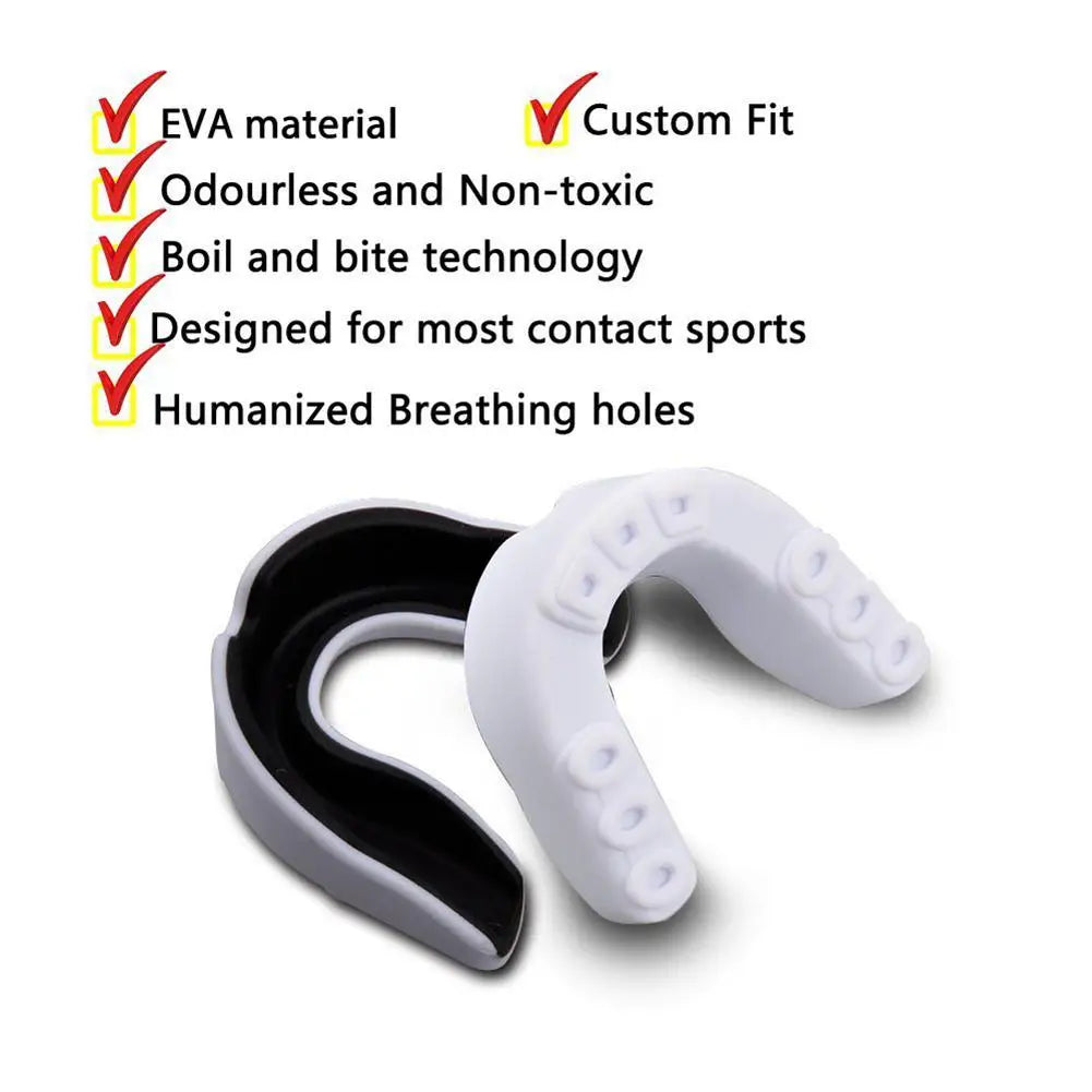 EVA Sports Mouthguard  | Teeth Protector | Adult and Kids Teeth Protective Gear