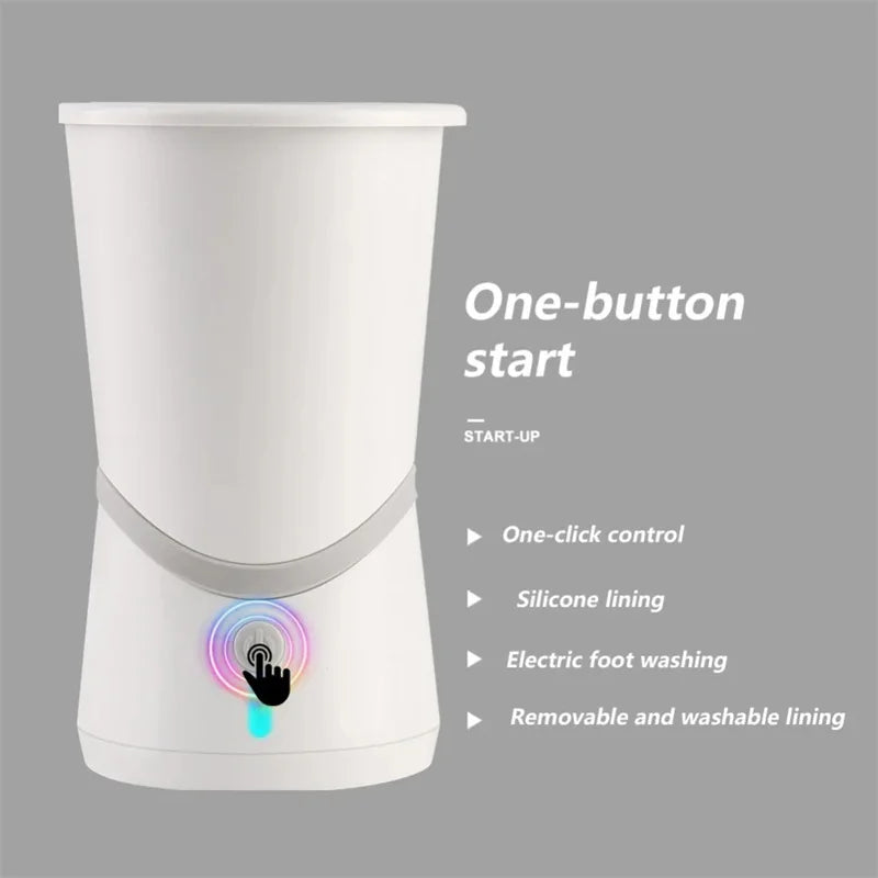 Portable Automatic Dog Paw Cleaner Cup - Rechargeable 2 in 1 Pet Foot Washer with Soft Brush - High Power - Suitable for Big Dogs and Cats