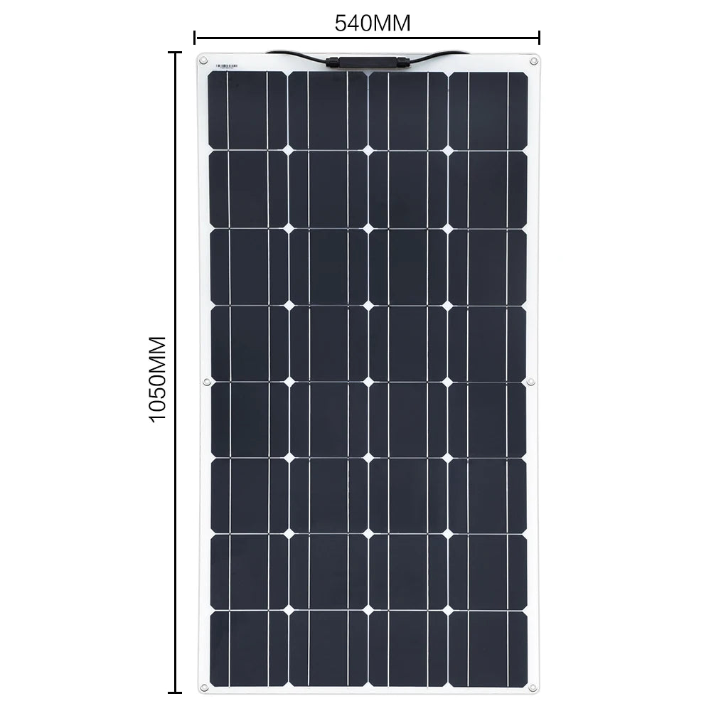 Flexible Solar Panel 12V/24V Battery System Charger