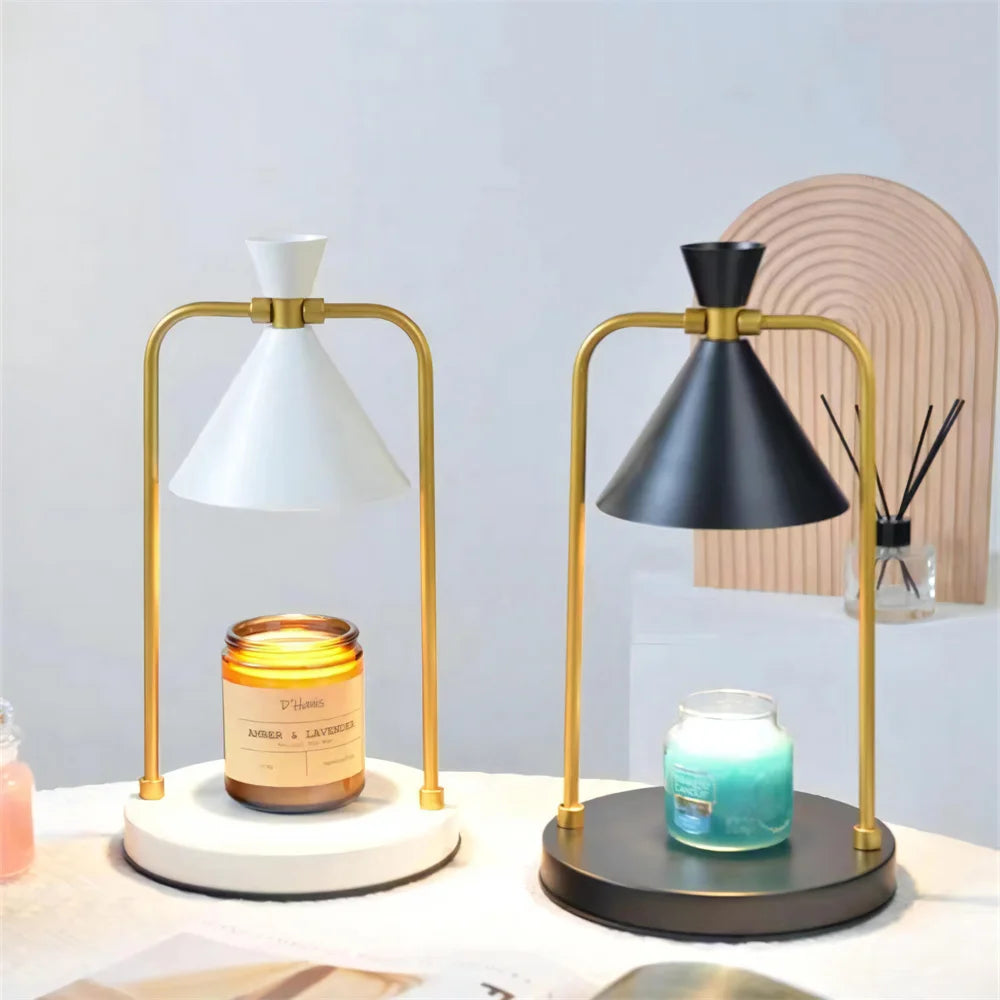 Electric Wax Melt Lamp: Dimmable Aromatherapy Table Lamp for Melting Candles