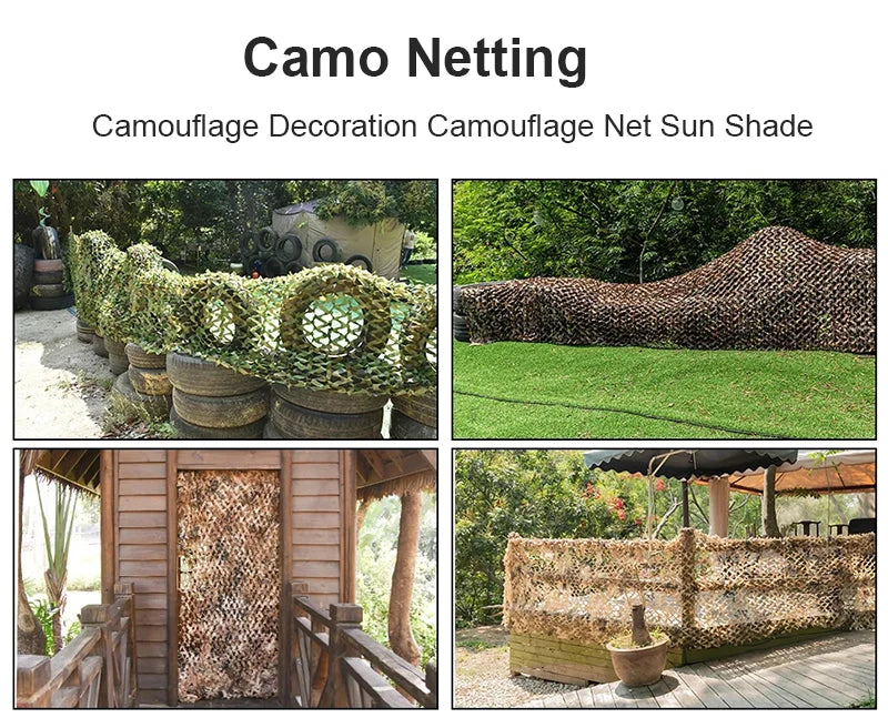 Camo Netting | Wide Camouflage Net for Decoration