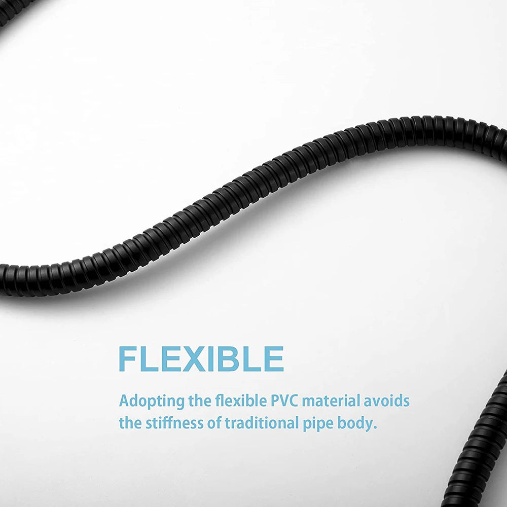 1.5/2M Black SUS 304 Flexible Shower Hose