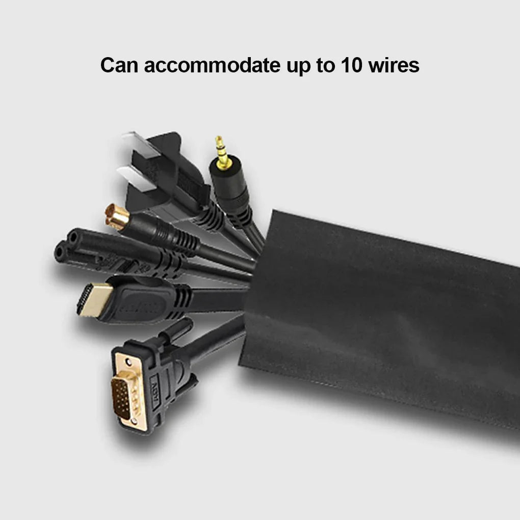Adjustable Hook and Loop Cable Cover