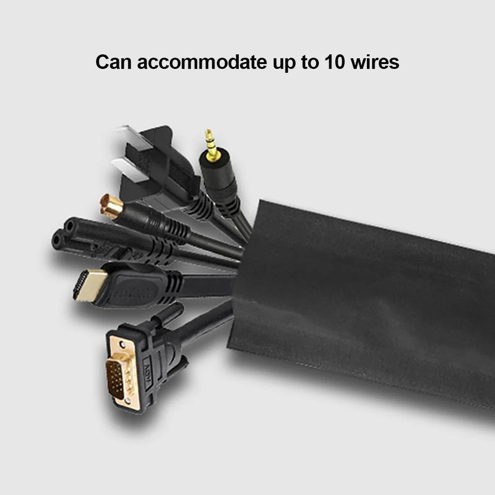 Adjustable Hook and Loop Cable Cover