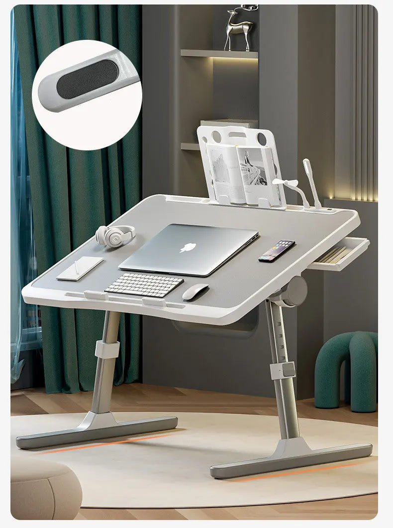 Adjustable Laptop Desk: Versatile Bedside Workstation