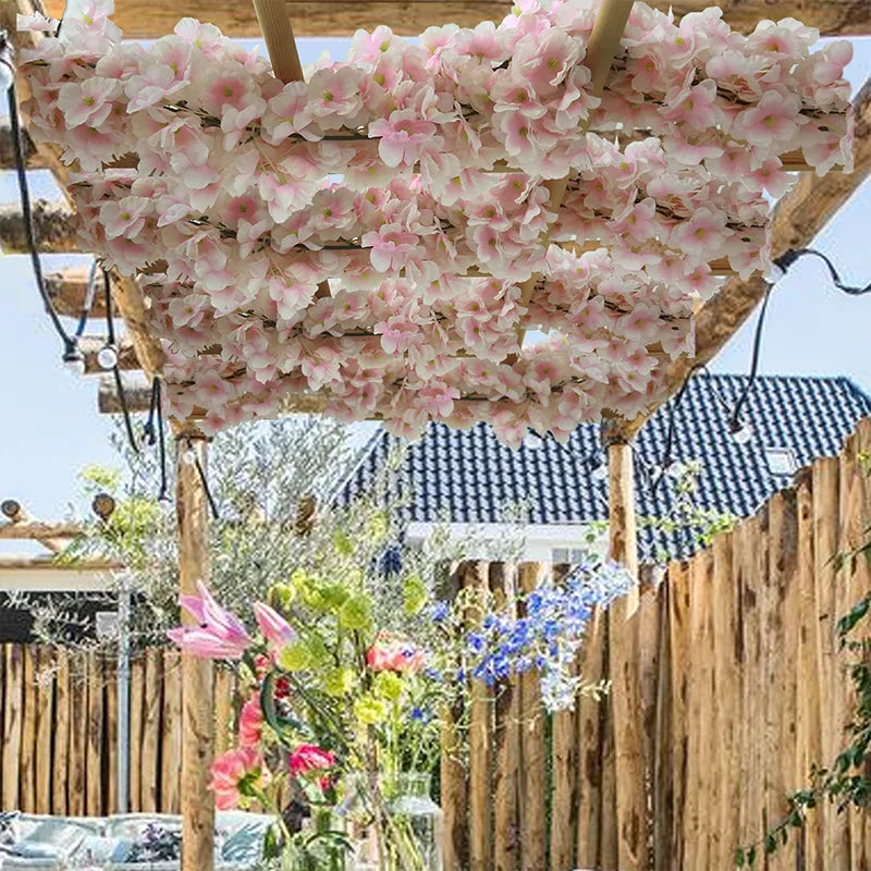 180cm Artificial Cherry Blossom Sakura Garland