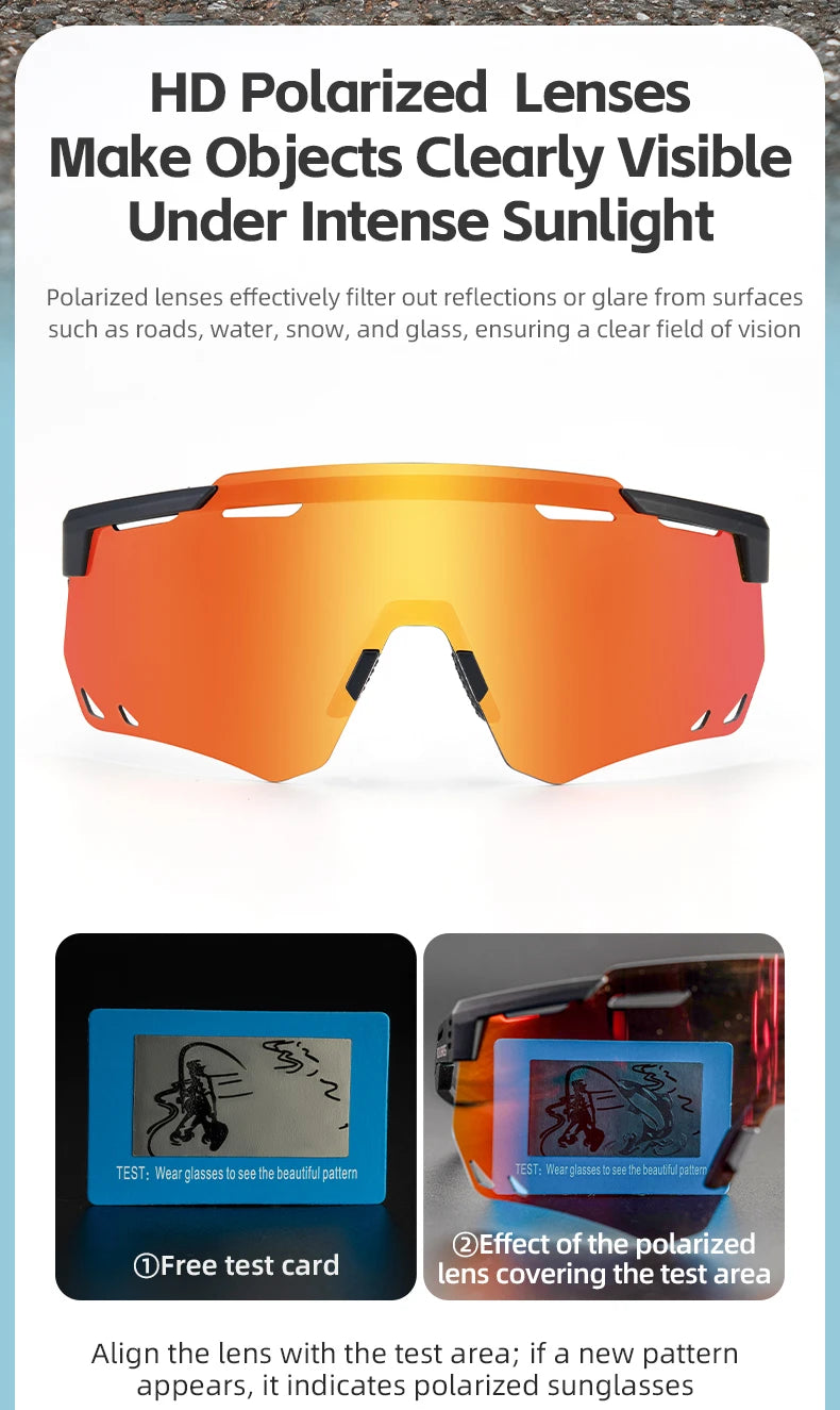 ROCKBROS Cycling Glasses | UV400 Sports Sunglasses