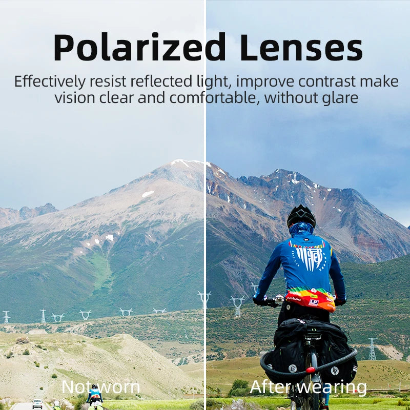 ROCKBROS Polarized Cycling Sunglasses | UV400 Protection
