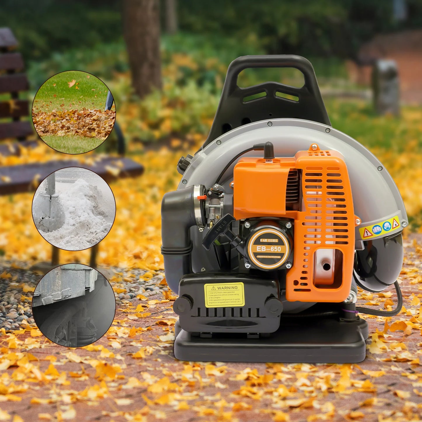 Commercial Grade 65CC Backpack Leaf Blower