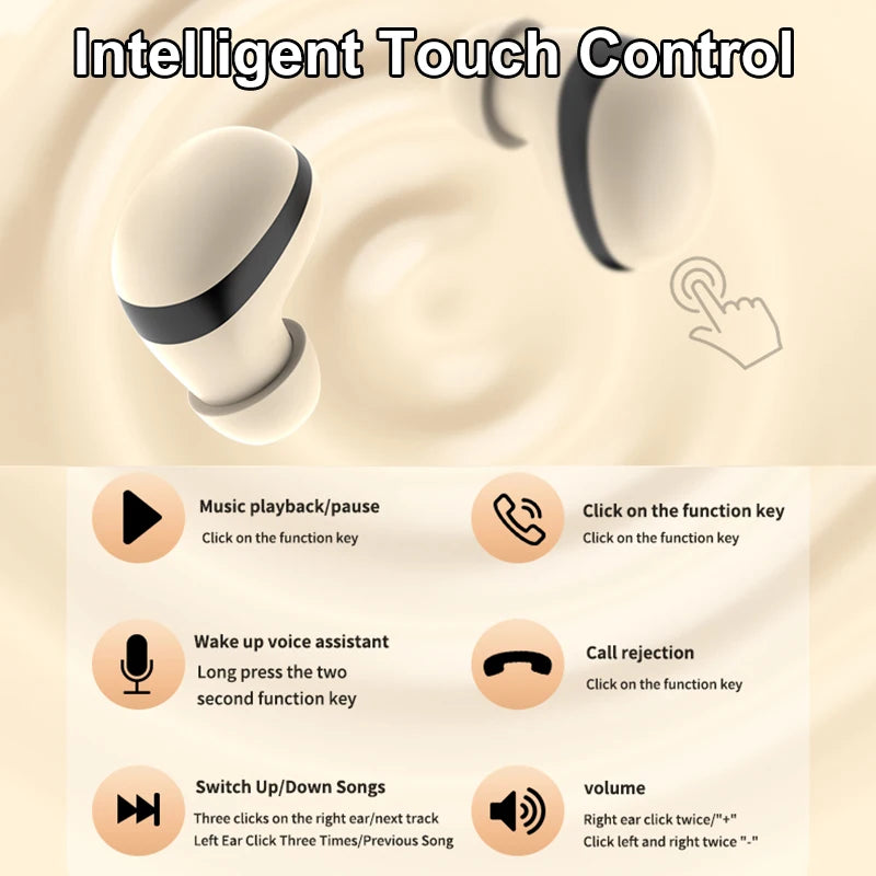 Mini Sleep Invisible Earbuds - Tiny Headphones - Wireless Headsets