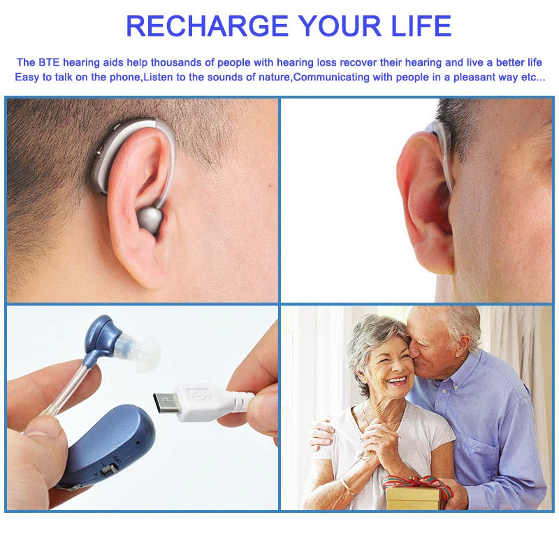 Rechargeable Mini Digital Wireless Hearing Aid