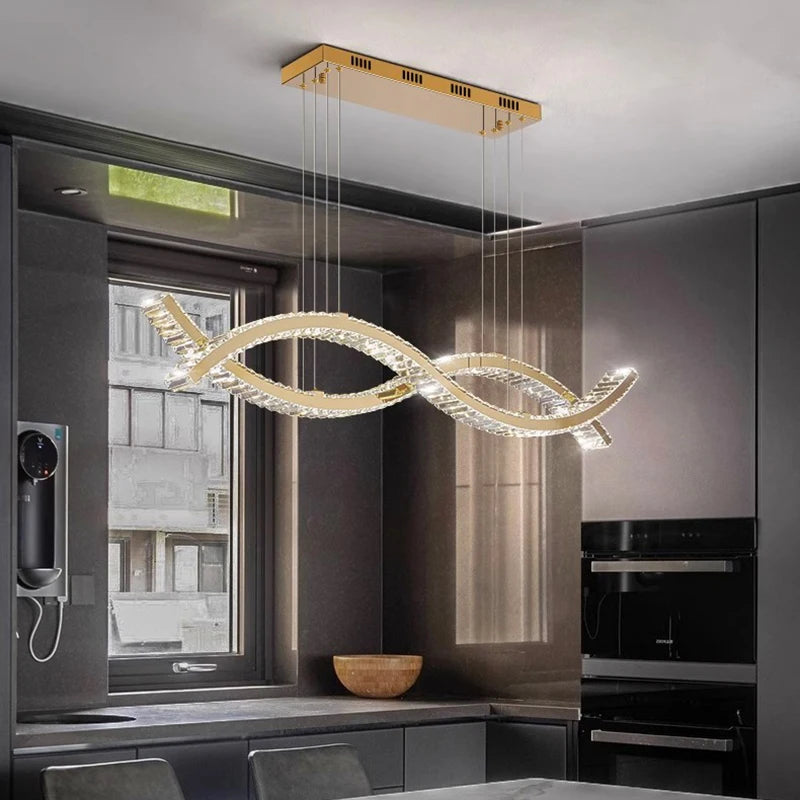 Smart Crystal Pendant Lights - Modern Home Décor