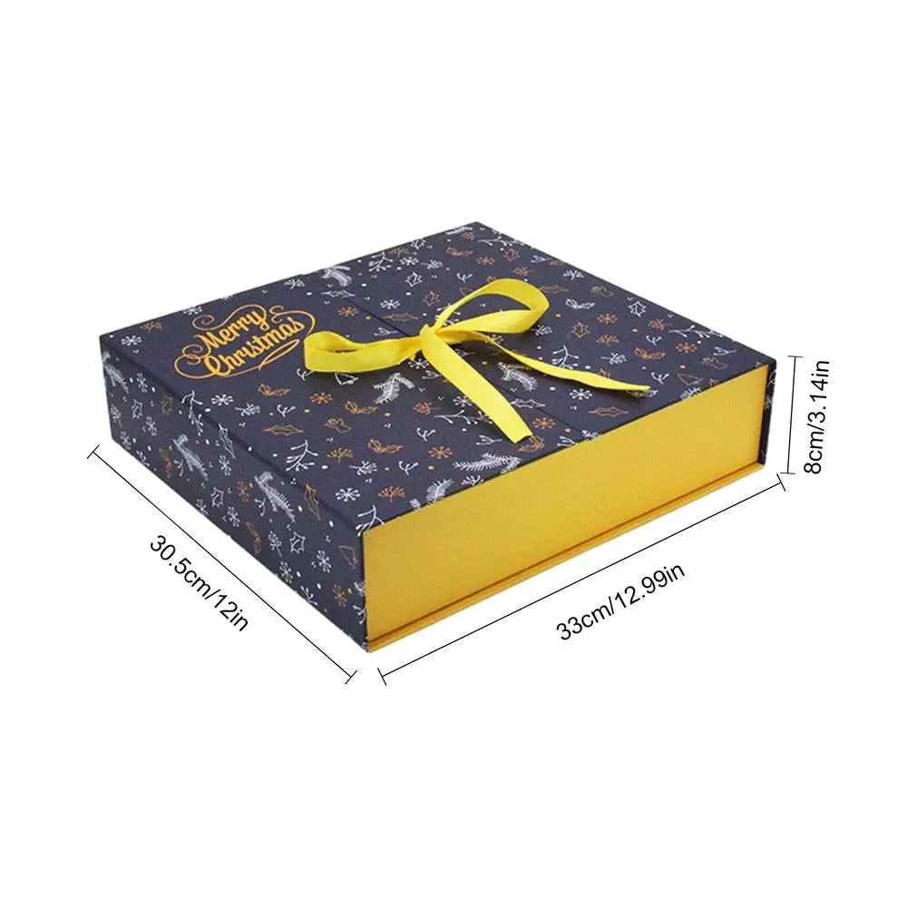 Holiday Countdown Box Set – 24 Fillable Kraft Boxes for Personalised Gifting and Festive Storytelling