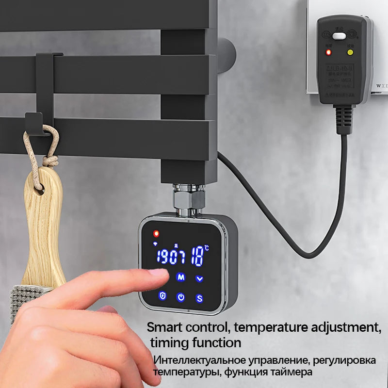 WiFi-Controlled Electric Heated Towel Rack