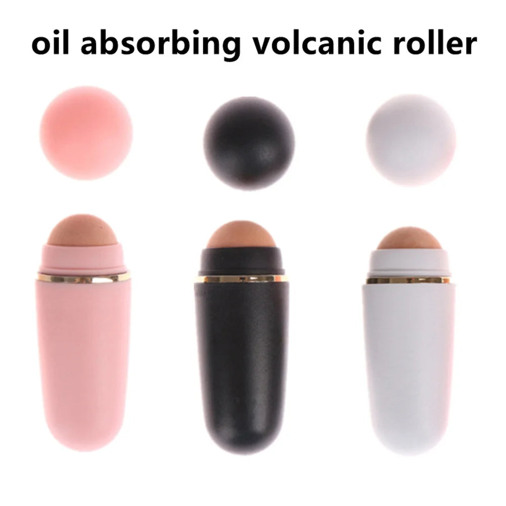 Volcanic Stone Facial Oil Absorber Roller