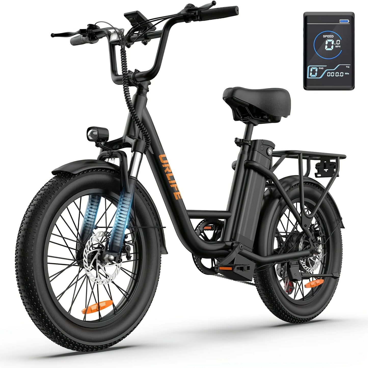E20 Adult E-bike 250W Motor Electric Bicycle 48V 13Ah battery commute Electric Bike,20-inch Fat Tire city ebike