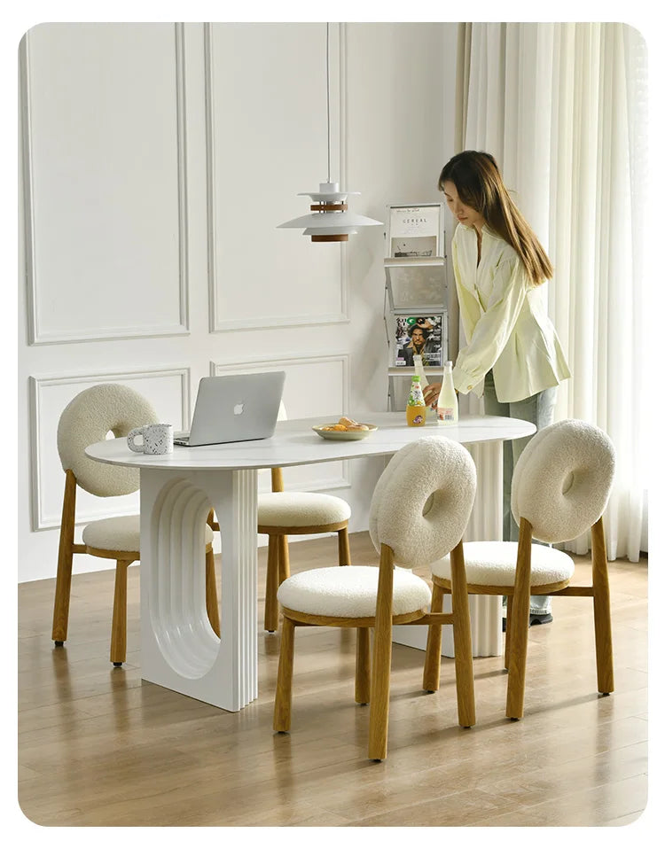 Multifunctional Dining Set - Elegant 4-Chair Ensemble