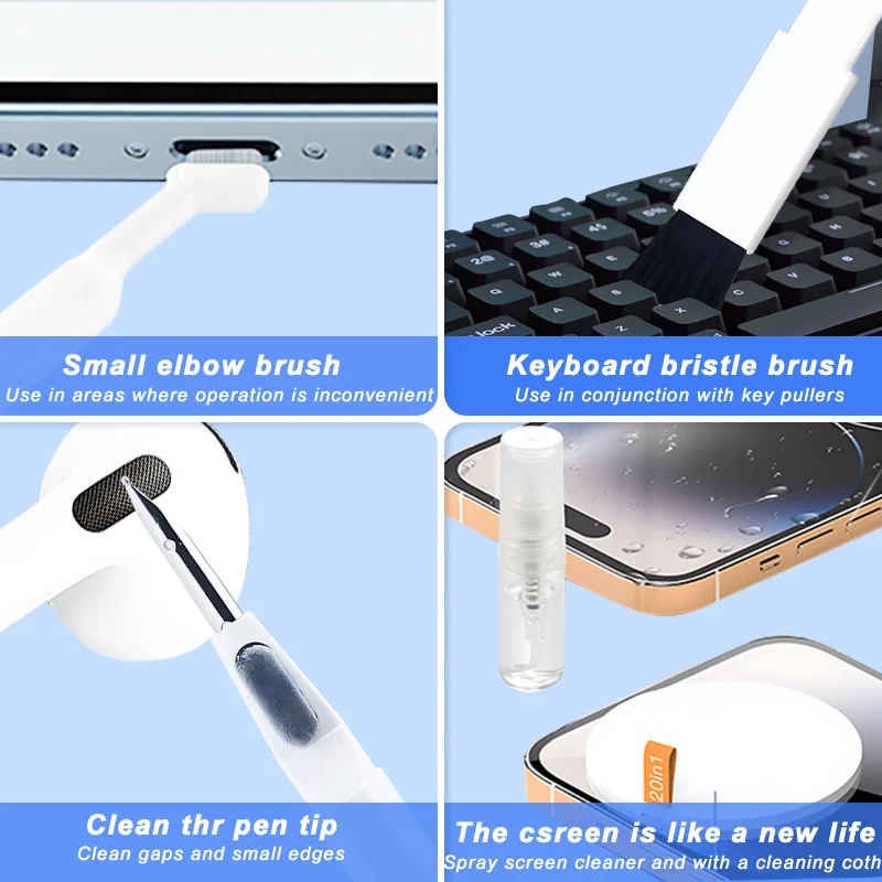 Multifunctional 20-in-1 Cleaning Kit
