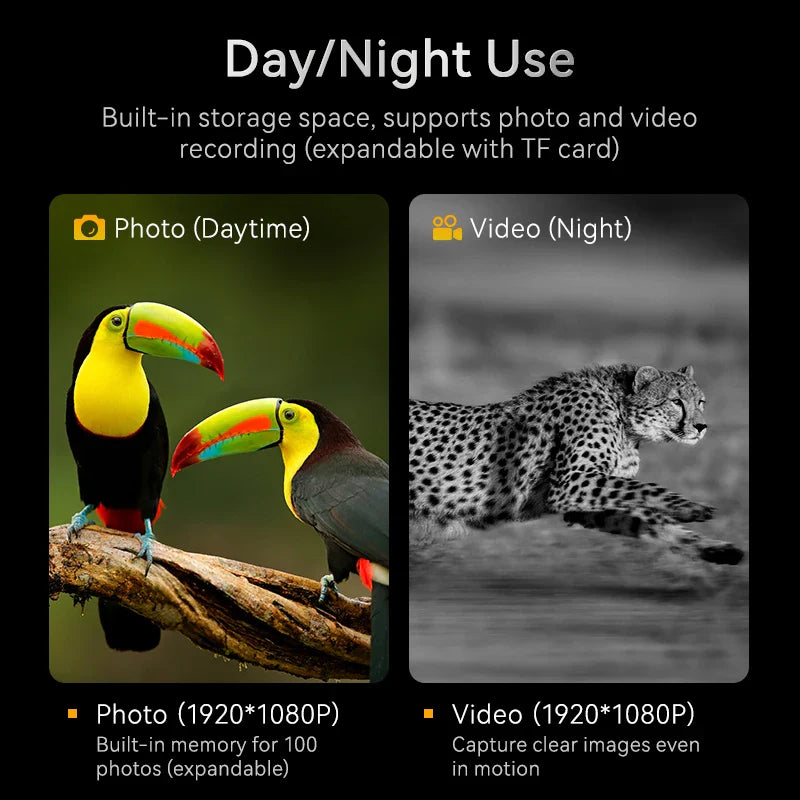 1080P Night Vision Binoculars – 10x Zoom, 800m Infrared