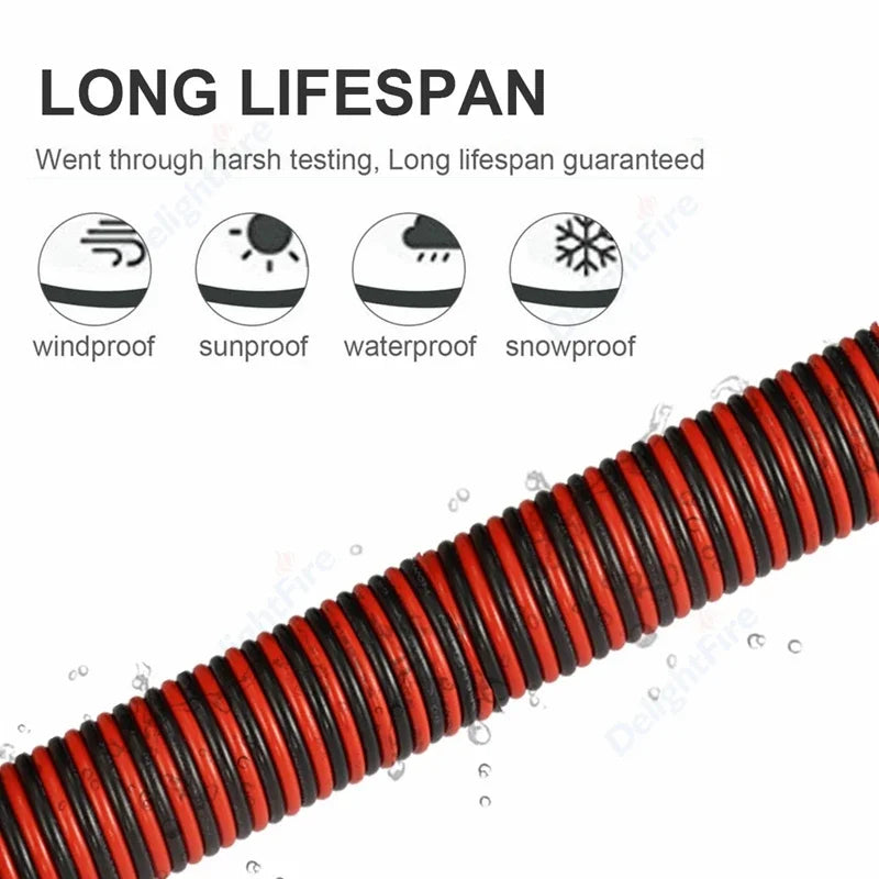 12V 2-Pin UL2468 Electrical Wire Extension Cable