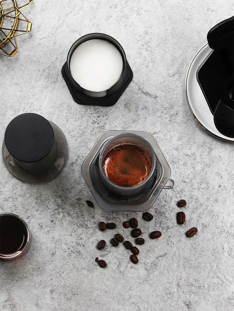 Portable Espresso Coffee Maker - Barista's Essential Tool