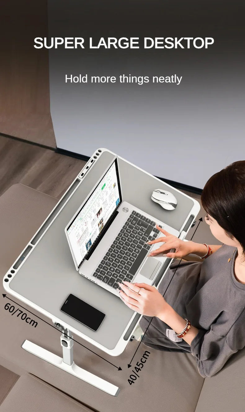 Foldable Lift Laptop Desk - Versatile Gaming & Reading Table