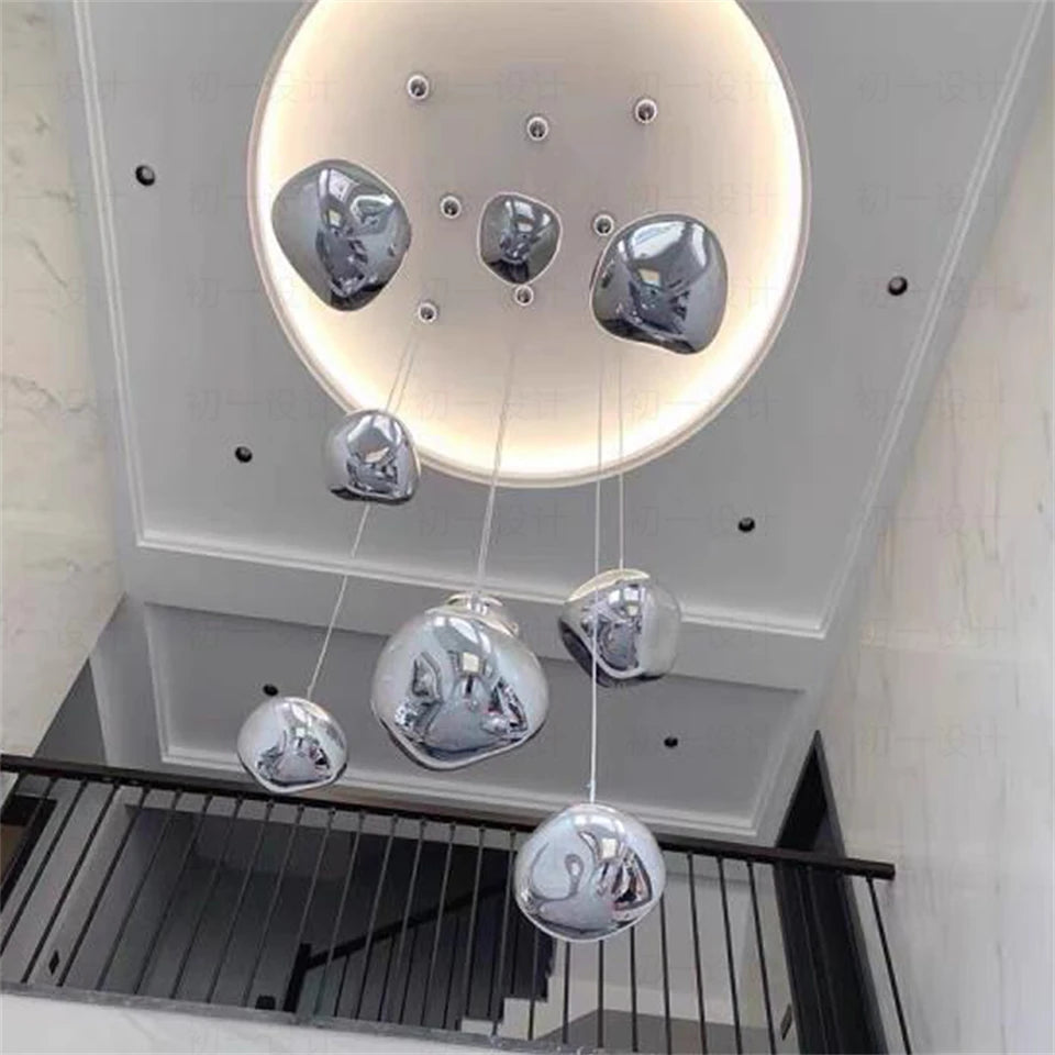 Nordic LED PVC Lava Bedroom & Living Room Pendant Lamp 
