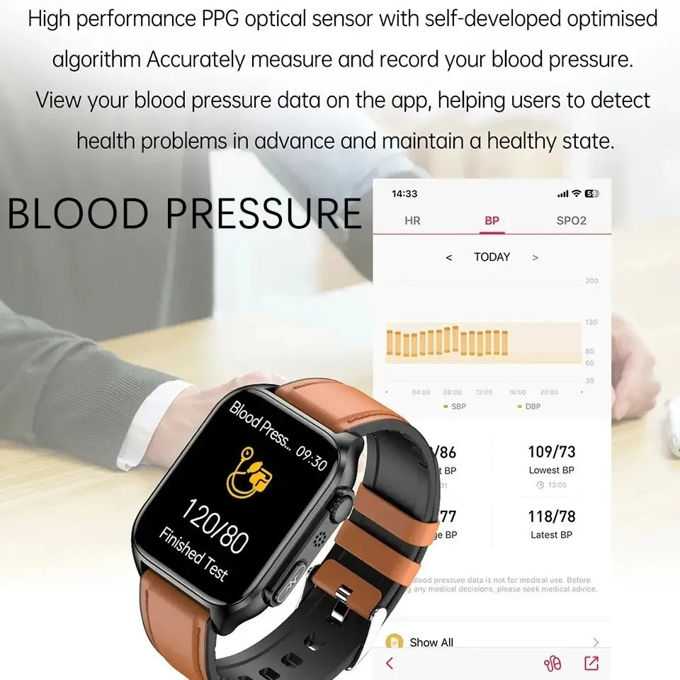 GEJIAN New IP67 Waterproof Smart Watch with Health Monitoring & Sport Features