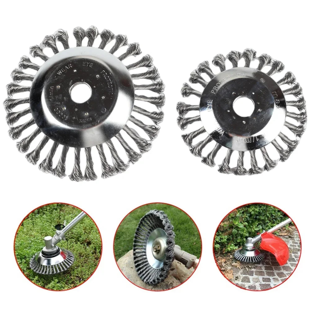 6/8 Inch Steel Grass Trimmer Head for Lawnmower Brushcutter