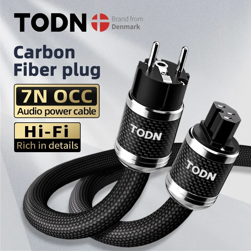 TODN HIFI OCC Power Cable