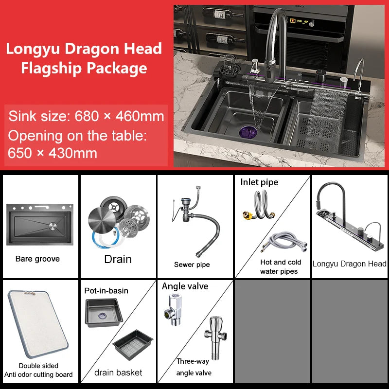 Embossed Single Slot Digital Wash Basin