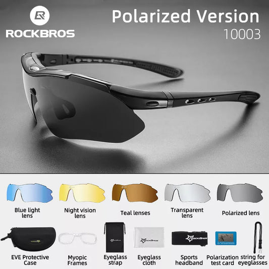 ROCKBROS Cycling Flexible Polarised Photochromic Sunglasses