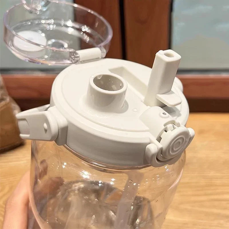 Time-Scale Sport Straw Water Bottle