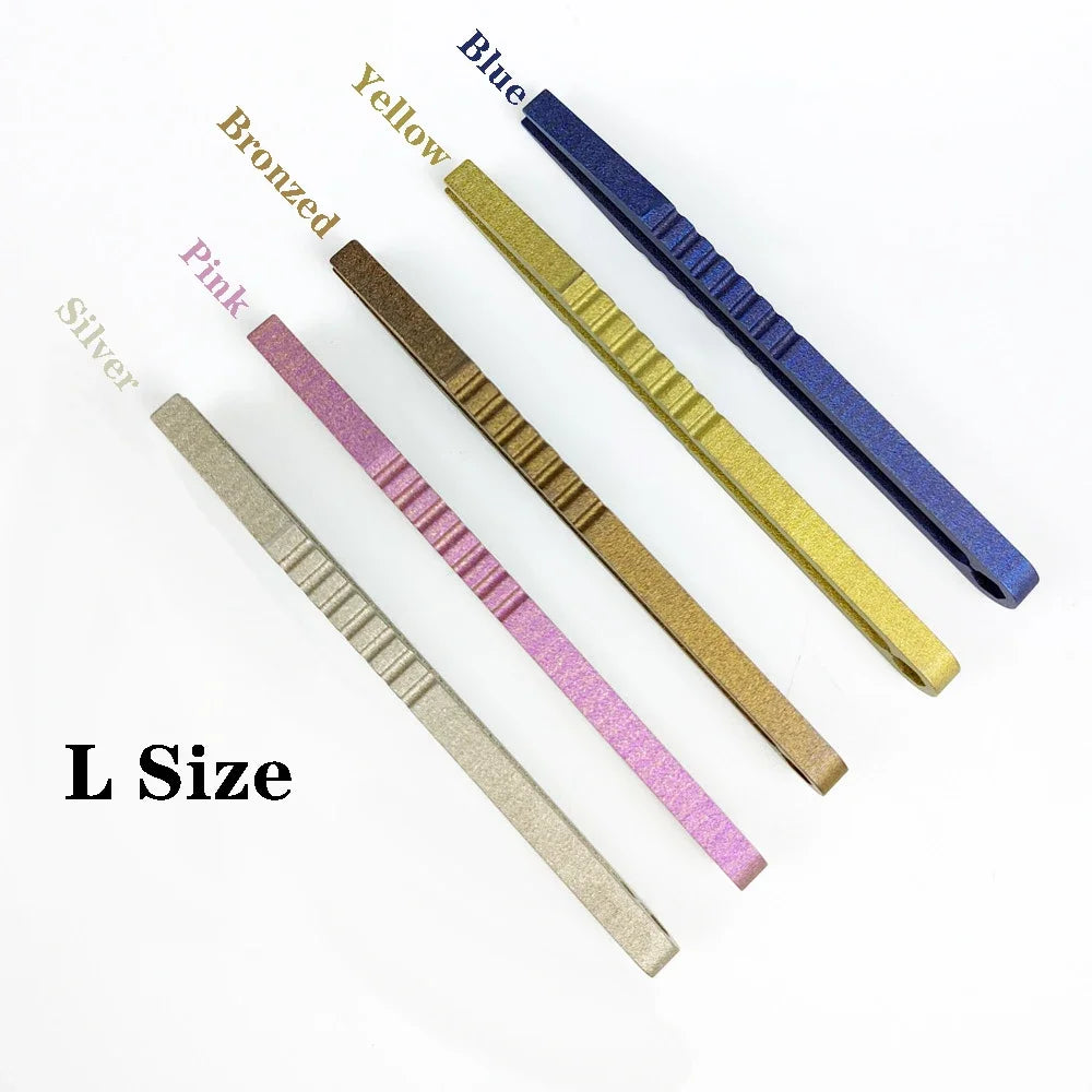 2 Sizes  Portable Titanium Alloy Tweezers Outdoor Survival Camping Travel Mini Tools EDC Equipment Outdoor Tool Camping Supplies